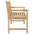 Banc de jardin 114 cm Bois de teck solide