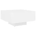 Table basse Blanc 60x60x31,5 cm Aggloméré