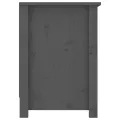 Meuble TV Gris 103x36,5x52 cm Bois de pin massif