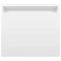 Ensemble de tables basses Blanc brillant 100x48x40 cm Aggloméré