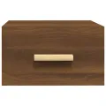 Tables de chevet murales 2 pcs chêne marron 35x35x20 cm