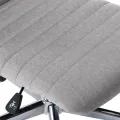 Chaises à manger lot de 2 gris clair tissu