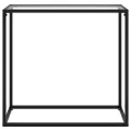 Table console Transparent 80x35x75 cm Verre trempé