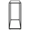 Table console Transparent 80x35x75 cm Verre trempé