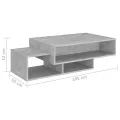 Table basse Gris béton 105x55x32 cm Aggloméré