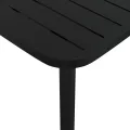 Table de jardin anthracite 50x50x71 cm acier