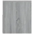 Tables de chevet 2 pcs avec LED sonoma gris 60x35x40 cm