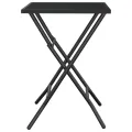 Table de jardin pliable anthracite 50x50x72 cm maille d'acier