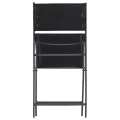 Chaises de jardin pliables 4 pcs Acier et textilène