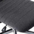 Chaises à manger lot de 2 gris foncé tissu
