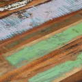 Table basse 80x80x40 cm Bois de récupération massif