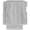 Meuble TV avec lumières LED sonoma gris 100x35x40 cm