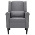 Fauteuil Gris foncé Tissu