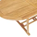 Table de jardin extensible 150-200x100x75 cm Teck solide