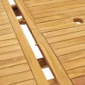 Table de jardin extensible 150-200x100x75 cm Teck solide
