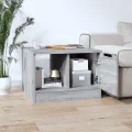 Table basse Sonoma gris 50x50x36 cm Bois d'ingénierie
