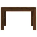Table à dîner Chêne marron 120x60x76 cm bois d'ingénierie