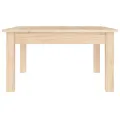 Table basse 55x55x30 cm Bois massif de pin