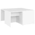 Tables basses 4 pcs Blanc 33x33x33 cm Aggloméré