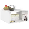 Tables basses 4 pcs Blanc 33x33x33 cm Aggloméré