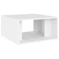 Tables basses 4 pcs Blanc 33x33x33 cm Aggloméré