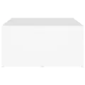 Tables basses 4 pcs Blanc 33x33x33 cm Aggloméré