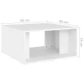 Tables basses 4 pcs Blanc 33x33x33 cm Aggloméré