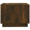 Table basse Chêne fumé 55x55x43 cm Aggloméré