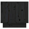 Tables de chevet 2 pcs Noir 35x34x32 cm Bois de pin solide