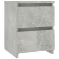 Table de chevet Gris béton 30 x 30 x 40 cm Aggloméré