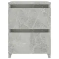 Table de chevet Gris béton 30 x 30 x 40 cm Aggloméré