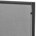 Banc de jardin 108 cm Acier et maille Anthracite