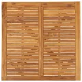Table de jardin 110x110x75 cm Bois d'acacia solide