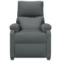 Fauteuil de massage Gris foncé Tissu