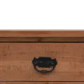 Table console bois de sapin massif 126 x 40 x 77,5 cm Marron