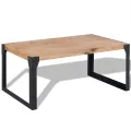 Table basse Bois d'acacia massif 100 x 60 x 45 cm