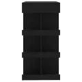 Table de bar étagère de rangement Noir 100x50x101,5 cm