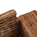 Fauteuil avec coussins Rotin naturel