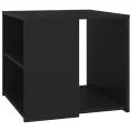 Table d'appoint Noir 50x50x45 cm Aggloméré