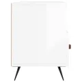 Meuble TV Blanc brillant 102x36x50 cm Bois d'ingénierie