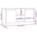 Meuble TV Chêne sonoma 102x37,5x52,5 cm Aggloméré