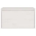 Meubles TV 3 pcs Blanc Bois massif de pin