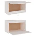 Meubles TV 3 pcs Blanc Bois massif de pin