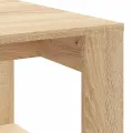 Table basse chêne sonoma 102x50x35 cm bois d'ingénierie