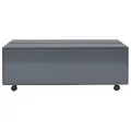 Table basse Gris brillant 100 x 100 x 35 cm