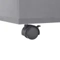 Table basse Gris brillant 100 x 100 x 35 cm