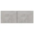 Meuble TV Gris béton 80x30x30 cm Aggloméré