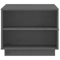 Table basse Gris 100x50x41 cm Bois massif de pin