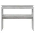 Table console Gris béton 102x30x80 cm Aggloméré
