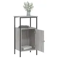 Table de chevet sonoma gris 41x31x80 cm bois d'ingénierie
